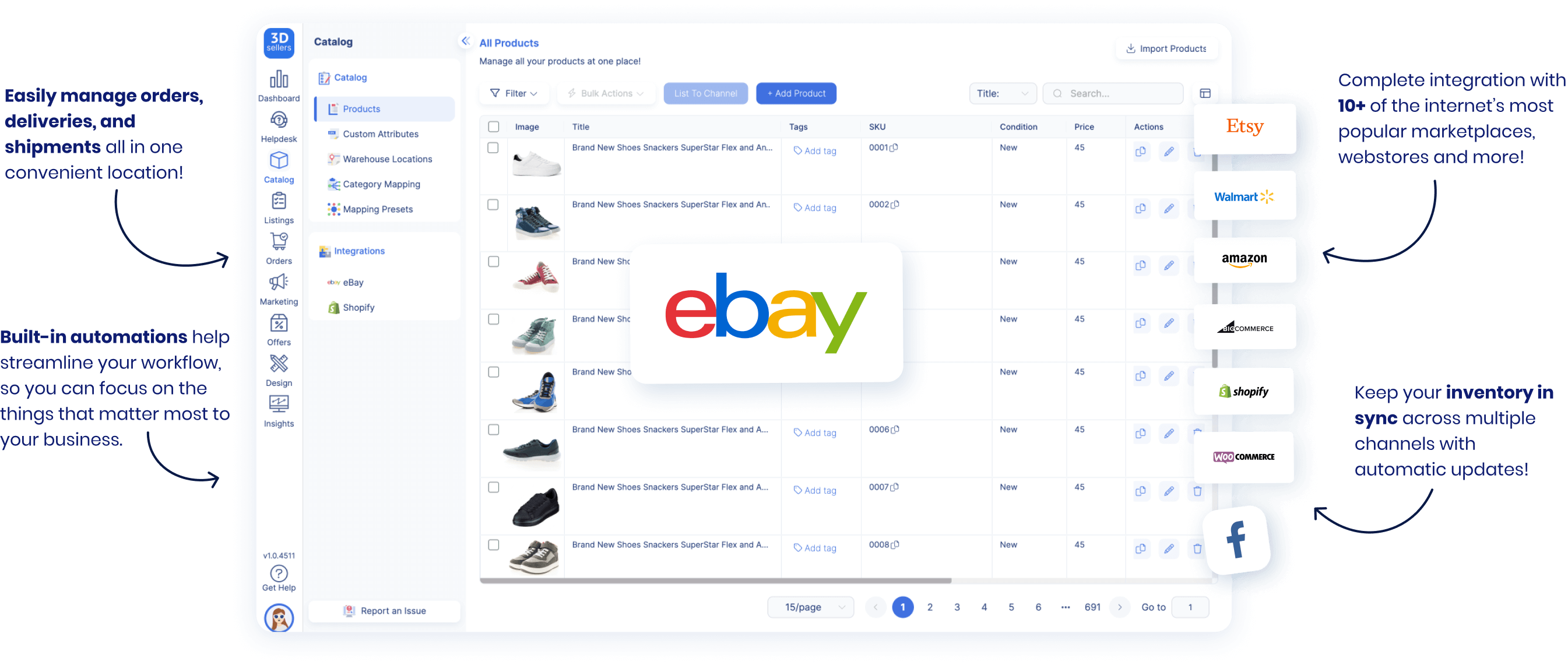 MultiChannel eBay Selling Software 3Dsellers